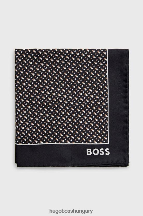 Hugo Boss h-zseb négyzet 50471682 fekete 80P6521 fekete