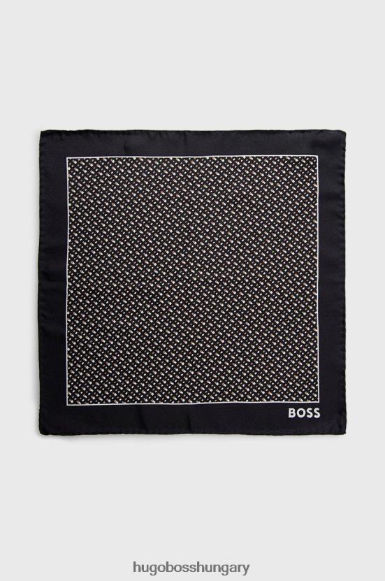 Hugo Boss h-zseb négyzet 50471682 fekete 80P6521 fekete