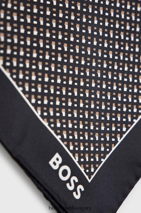 Hugo Boss h-zseb négyzet 50471682 fekete 80P6521 fekete