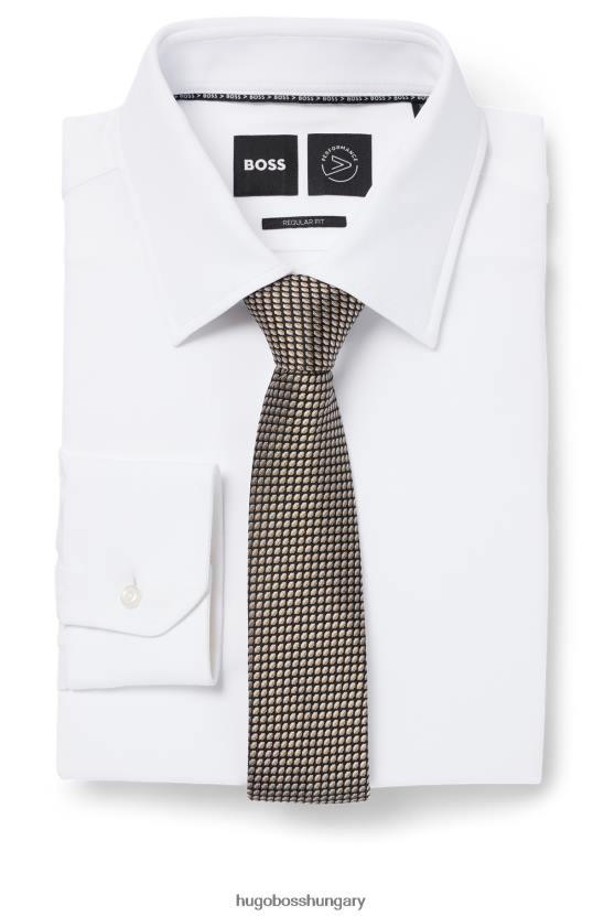 Hugo Boss mintás hugo mintás nyakkendő selyem jacquardból 80P65915 mintás