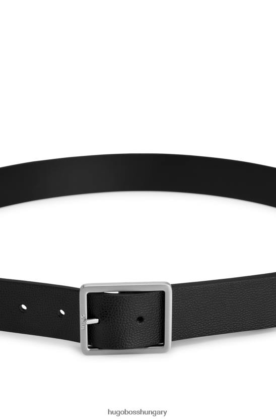 Hugo Boss fekete megfordítható öv szemcsés és sima felületekkel hugo 80P65850 fekete