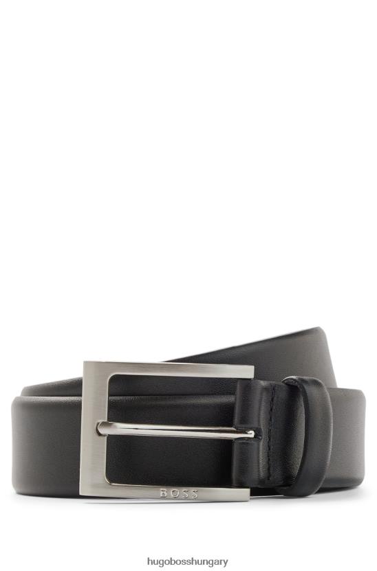 Hugo Boss fekete nappa bőr öv tűs csattal hugo 80P65194 fekete