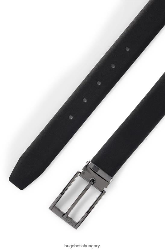 Hugo Boss hugo megfordítható öv fekete olasz bőrből 80P65873 fekete