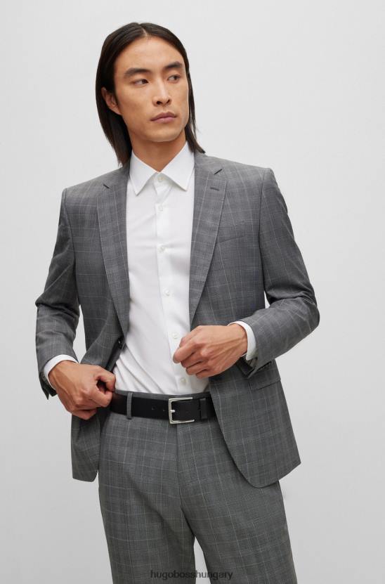 Hugo Boss olasz bőr öv antik hatású hardver hugo fekete 80P65120 fekete