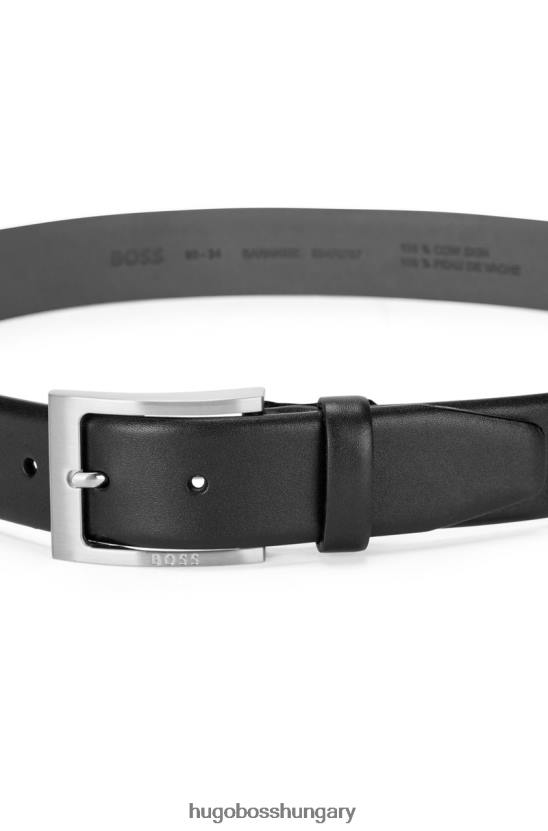 Hugo Boss öv barnabie nos 50470787 fekete 80P6557 fekete/barna/középbarna