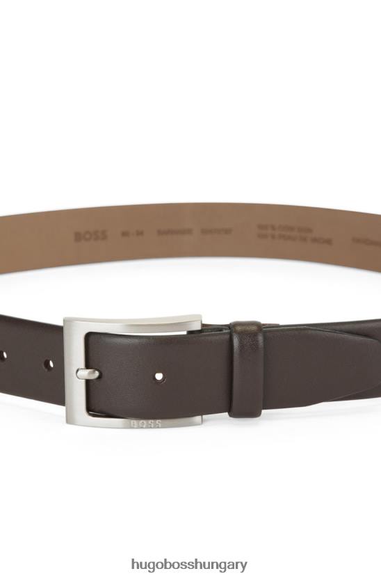 Hugo Boss öv barnabie nos 50470787 fekete 80P6557 fekete/barna/középbarna