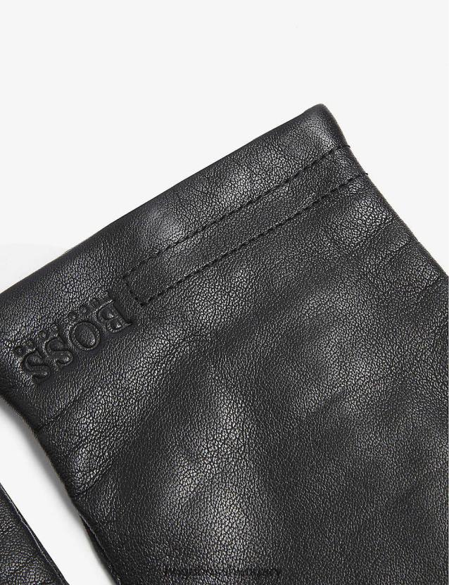 Hugo Boss kesztyű kranton 50416301 fekete 80P6595 fekete