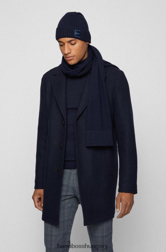 Hugo Boss sál akotaonos 50455944 szürke 80P6577 szürke/kék