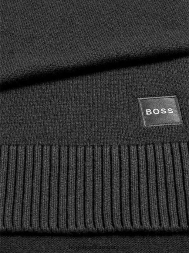 Hugo Boss sál akotaonos 50455944 szürke 80P6577 szürke/kék