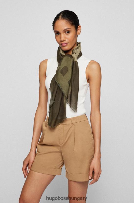 Hugo Boss sál c logana 50469198 zöld 80P6832 zöld/fehér