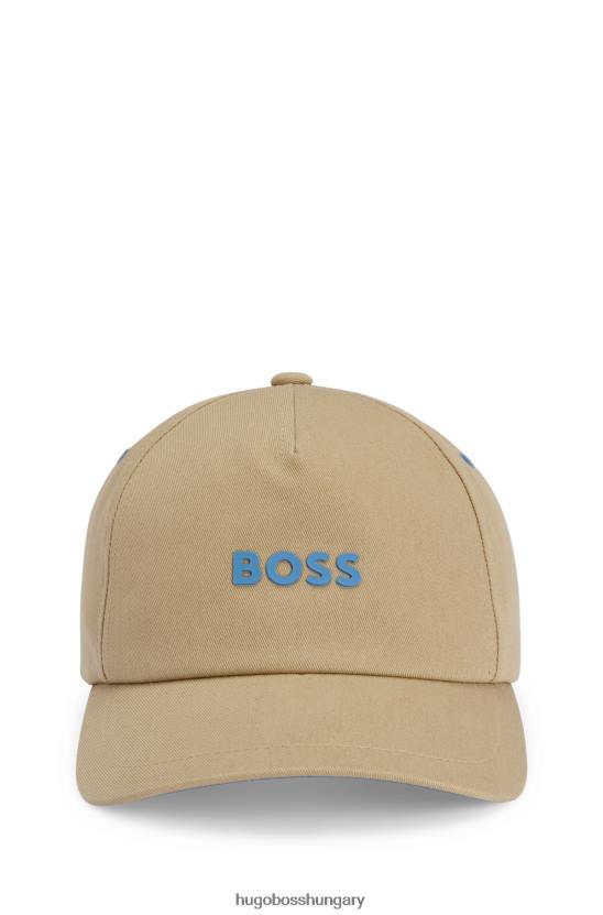Hugo Boss bézs hugo pamut-twill sapka logóval 80P65127 bézs