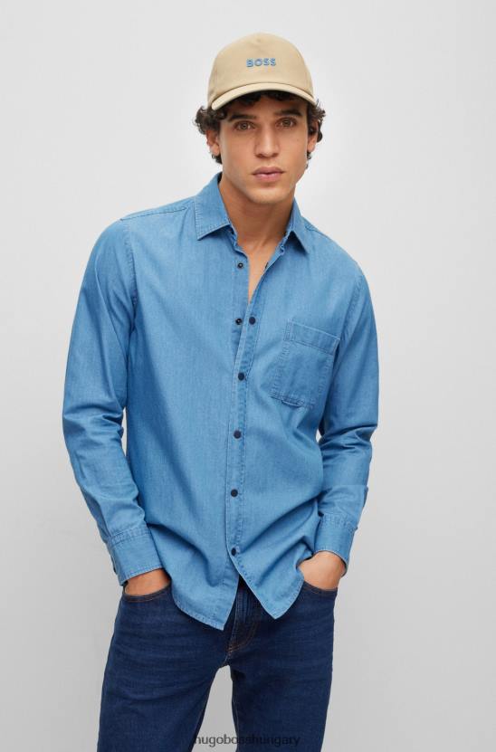 Hugo Boss bézs hugo pamut-twill sapka logóval 80P65127 bézs