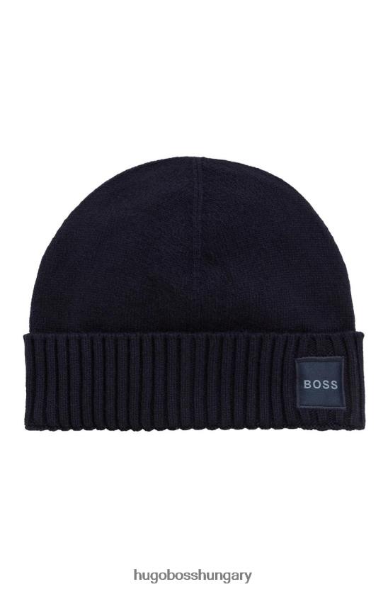 Hugo Boss beanie akotanos 50455928 sötétszürke 80P6578 sötétszürke/sötétkék