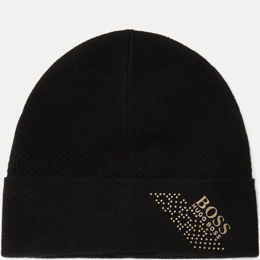 Hugo Boss beanie axello 50456137 fekete 80P6575 fekete / sötétkék