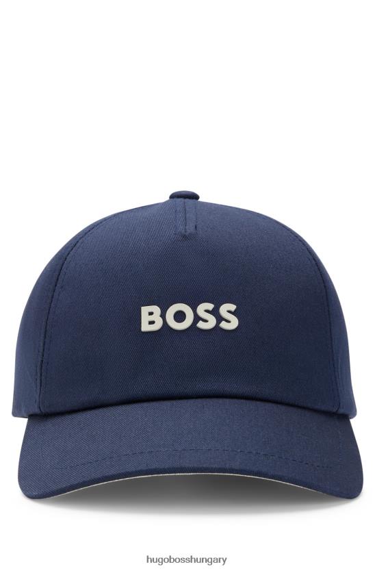 Hugo Boss hugo pamut-twill sapka sötétkék logóval 80P65123 sötétkék
