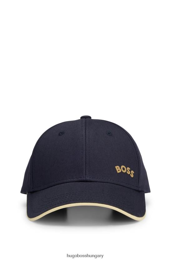 Hugo Boss hugo pamut-twill sapka ívelt logóval, sötétkék 80P65910 sötétkék