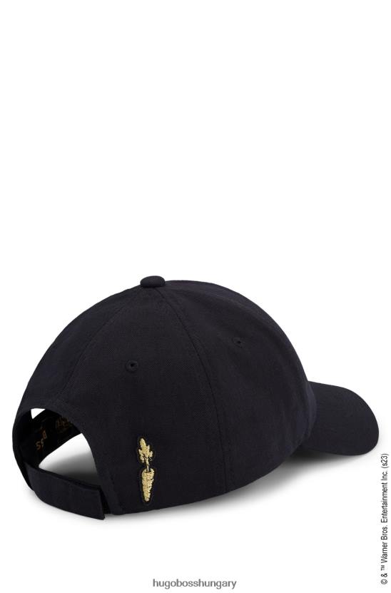 Hugo Boss looney tunes x pamut twill sapka logóval és karakterfolttal 80P65454 fekete