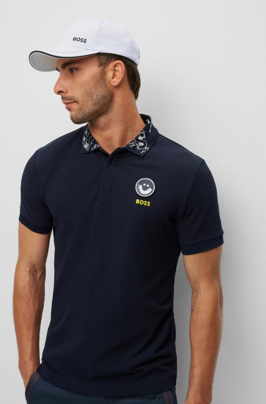 Hugo Boss pamut twill sapka kontrasztos logóval hugo fehér 80P65604 fehér