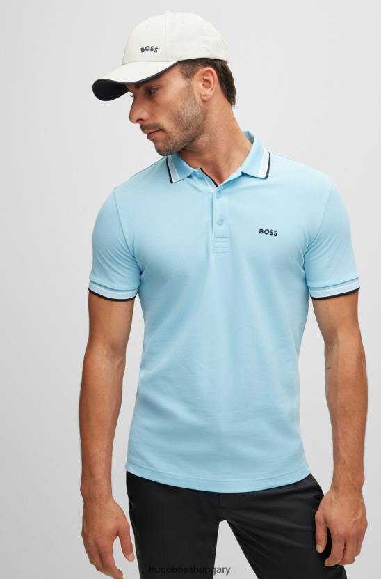 Hugo Boss pamut-twill sapka kontrasztos logóval és hugo fehér csúcsával 80P65189 fehér