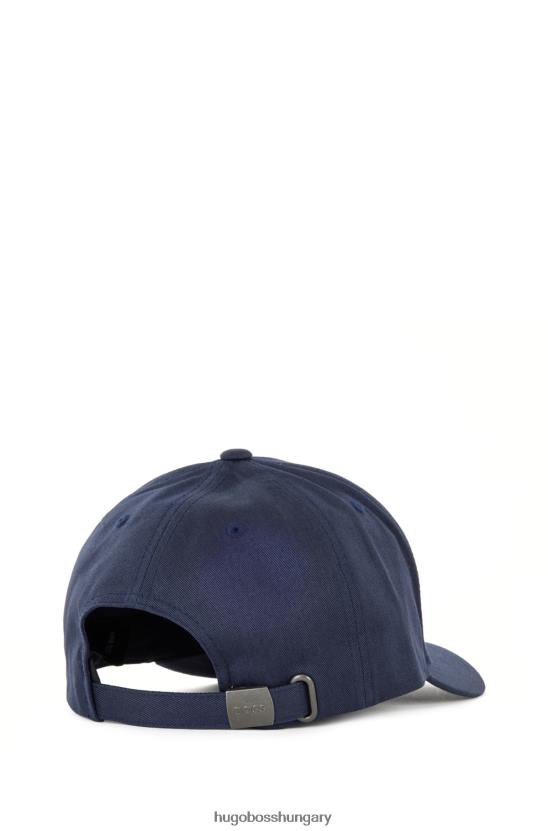 Hugo Boss sötétkék hugo pamut twill sapka logóval 80P65402 sötétkék