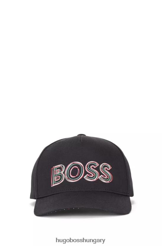 Hugo Boss sapka többszínű 50472266 fekete 80P6472 fekete