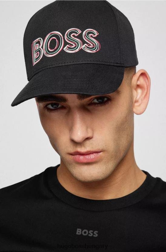 Hugo Boss sapka többszínű 50472266 fekete 80P6472 fekete