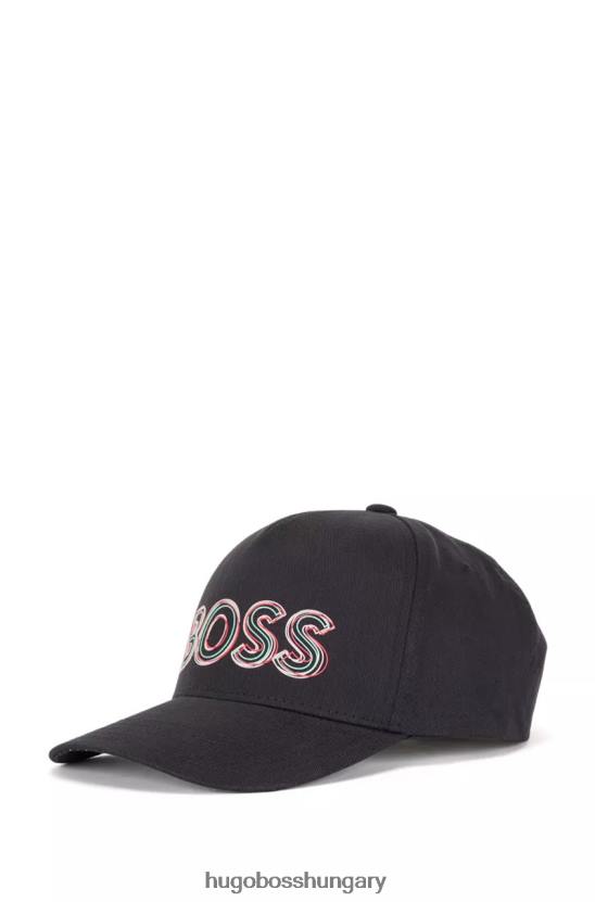 Hugo Boss sapka többszínű 50472266 fekete 80P6472 fekete