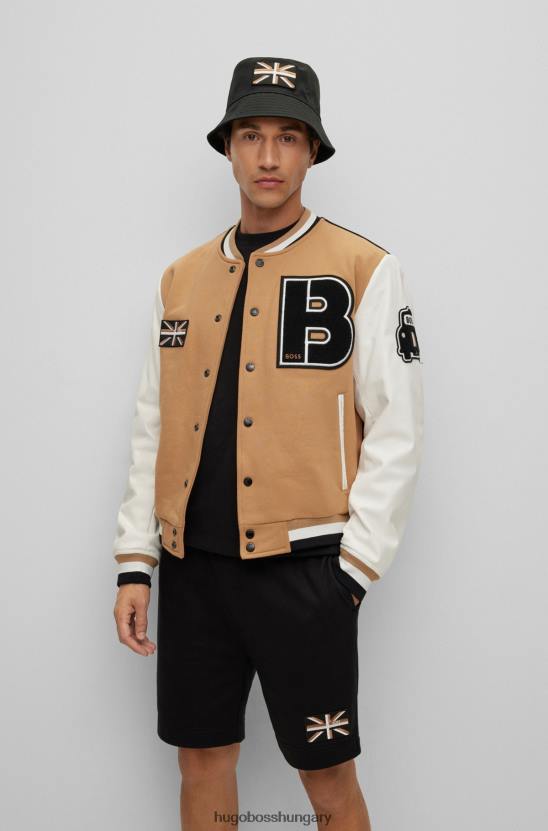 Hugo Boss union-jack bucket sapka brit millerain pamut fekete hugo színben 80P65589 fekete