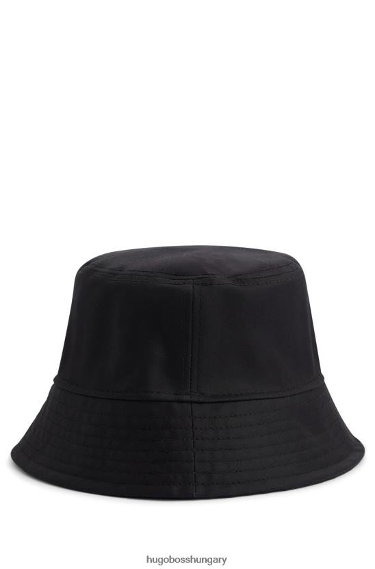 Hugo Boss union-jack bucket sapka brit millerain pamut fekete hugo színben 80P65589 fekete