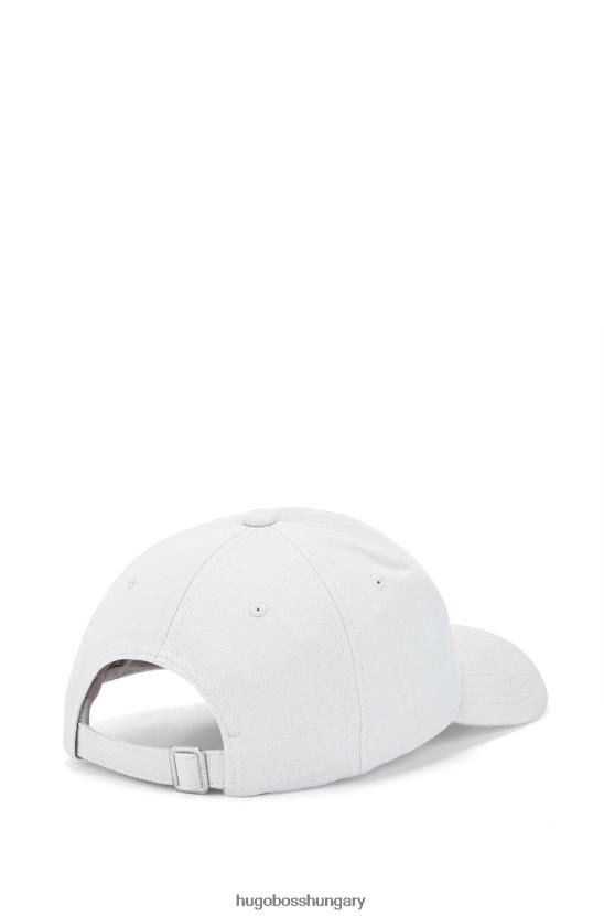 Hugo Boss világos bézs hugo pamut-twill sapka, föld napnyomással 80P65809 világos bézs