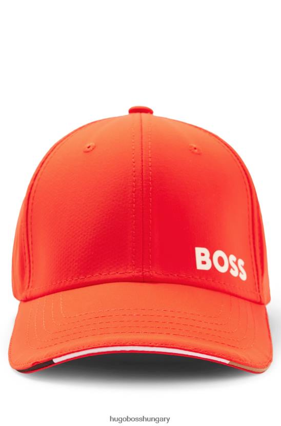 Hugo Boss x matteo berrettini performance-sztreccs sapka logóval 80P65667 piros