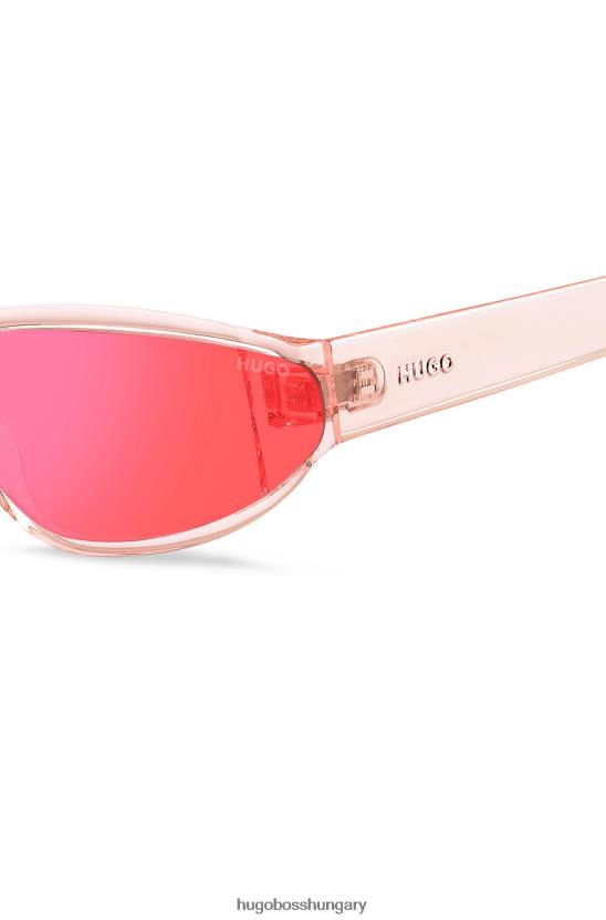 Hugo Boss rózsaszín-acetát napszemüveg tonális lencsékkel hugo pink 80P65598 rózsaszín
