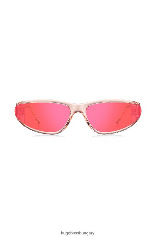 Hugo Boss rózsaszín-acetát napszemüveg tonális lencsékkel hugo pink 80P65598 rózsaszín
