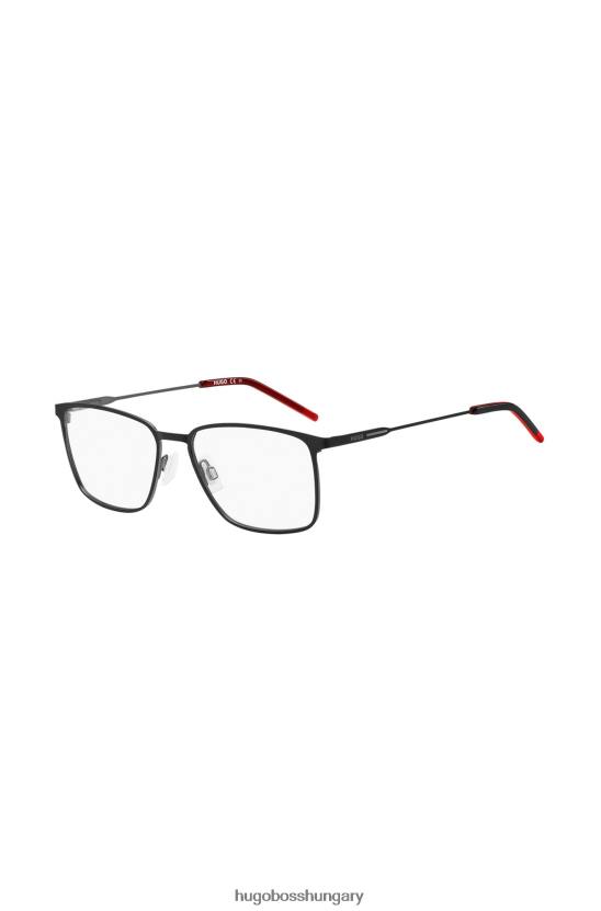 Hugo Boss hugo válogatott előre csomagolt teljes fém optikai keretek piros végekkel 80P65586 válogatott előre csomagolt