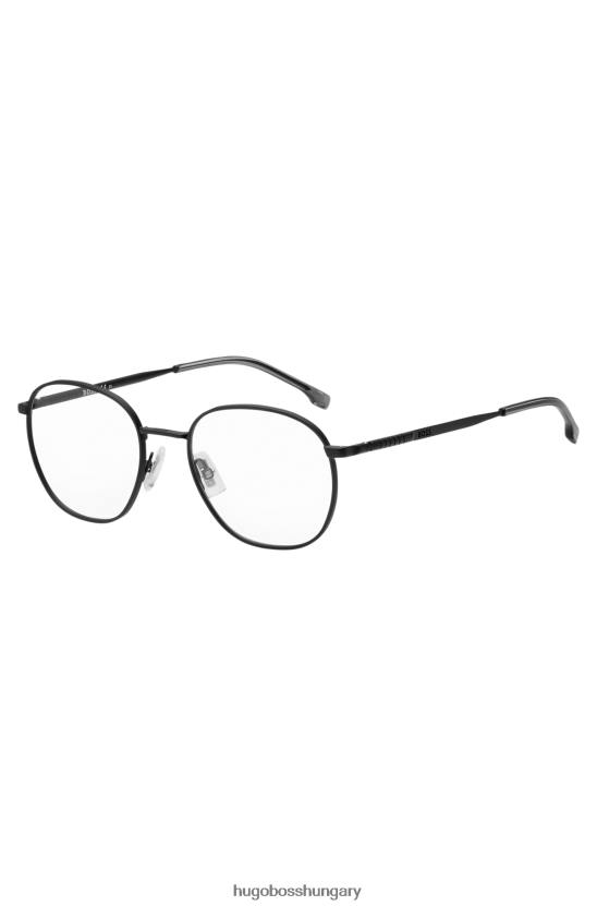 Hugo Boss válogatott előre csomagolt hugo fekete-titán optikai keretek cső alakú szárral 80P65572 válogatott előre csomagolt