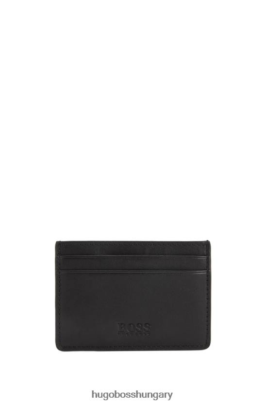 Hugo Boss bőr pénzcsipesz 50397487 fekete 80P6629 fekete barna