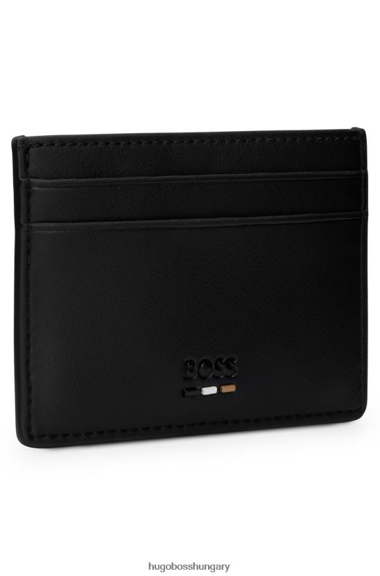 Hugo Boss hugo műbőr kártyatartó fekete aláírás csíkkal 80P65053 fekete