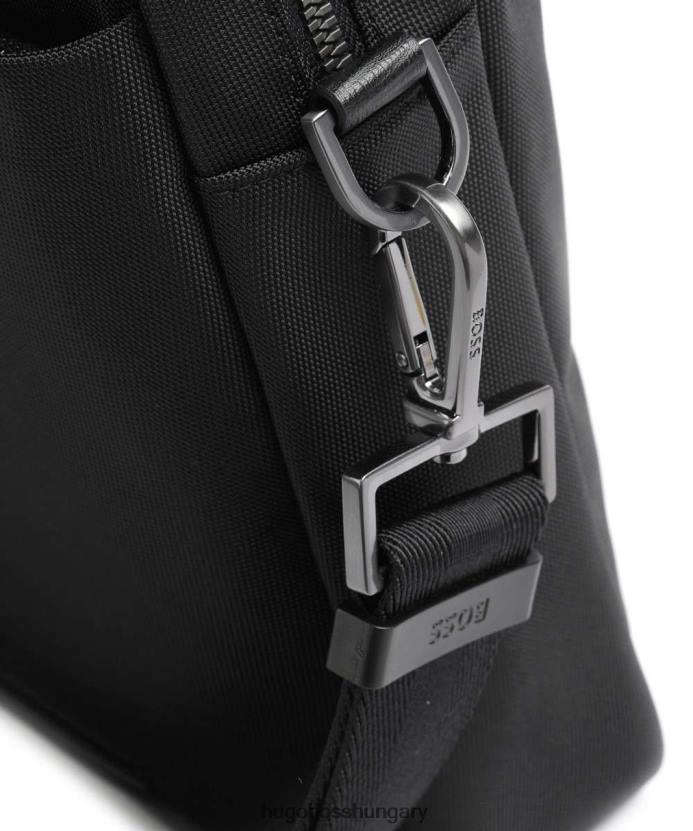 Hugo Boss irattáska első osztályú 50470949 fekete 80P6536 fekete