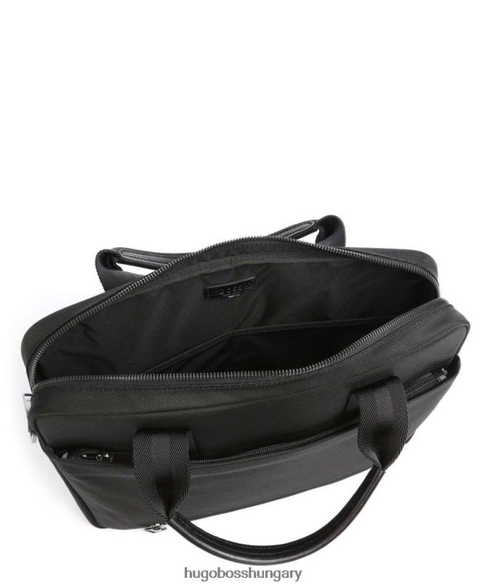 Hugo Boss irattáska első osztályú 50470949 fekete 80P6536 fekete