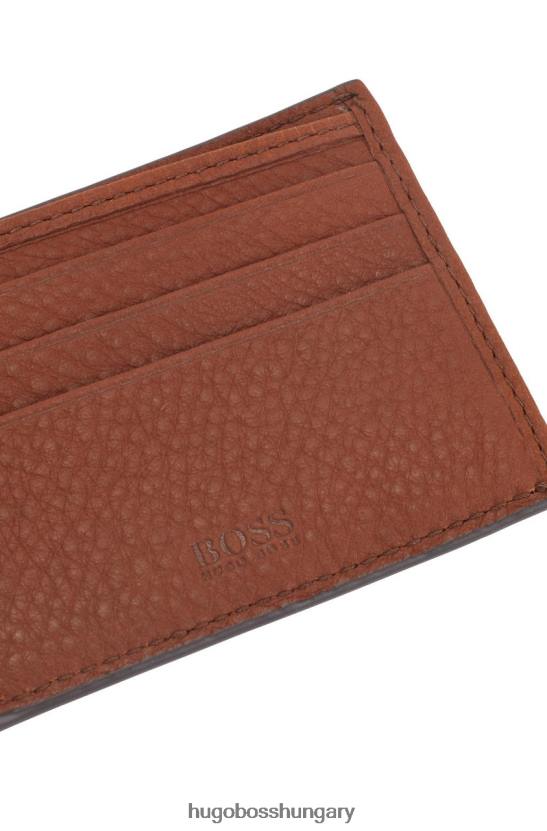 Hugo Boss kártyatárca crosstown 50451812 tan 80P6604 Cser