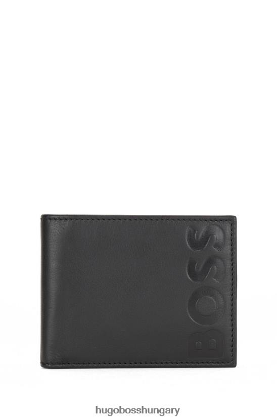 Hugo Boss kártyatárca nagy 50470784 fekete 80P6537 fekete