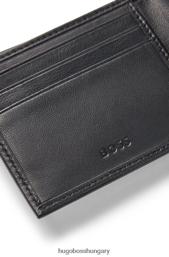 Hugo Boss kártyatárca nagy 50470784 fekete 80P6537 fekete
