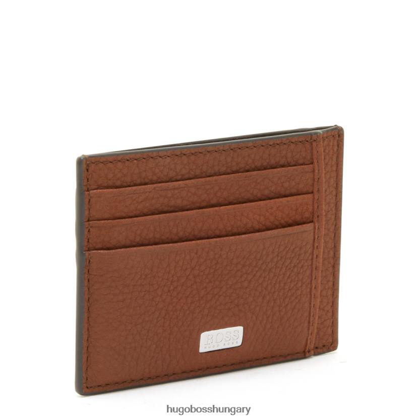 Hugo Boss kártyatartó crosstown 50441040 tan 80P6562 Cser