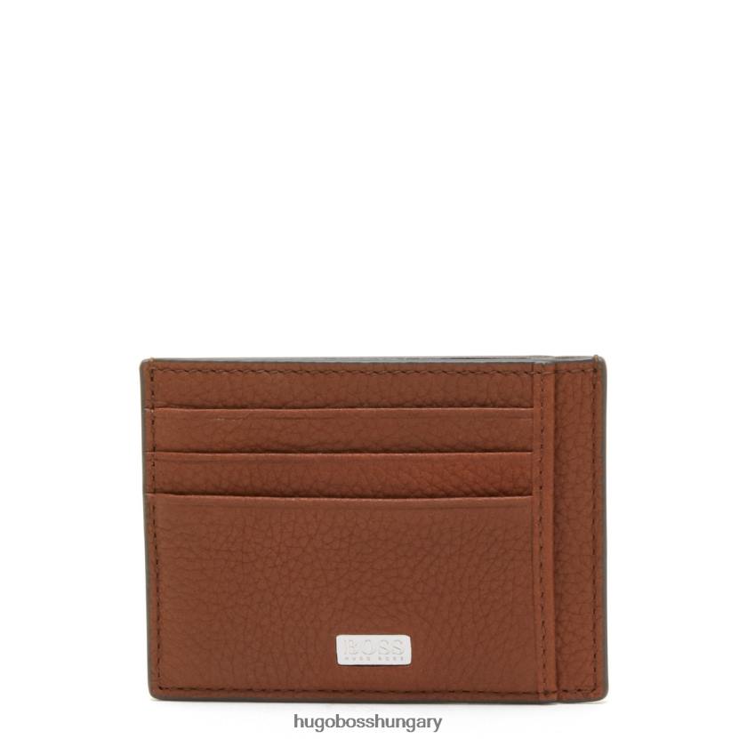 Hugo Boss kártyatartó crosstown 50441040 tan 80P6562 Cser