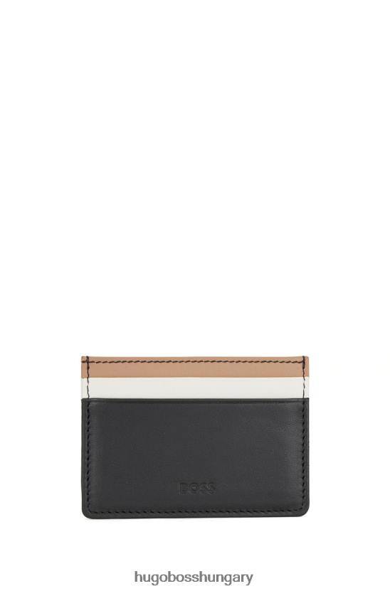 Hugo Boss kártyatartó majestic 50470820 fekete 80P6538 fekete