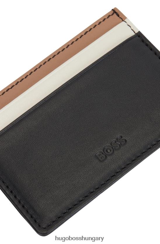 Hugo Boss kártyatartó majestic 50470820 fekete 80P6538 fekete