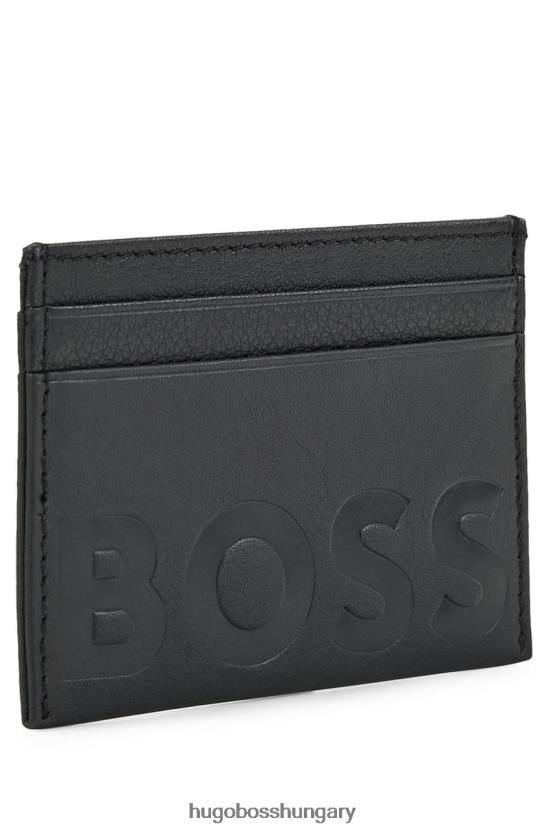 Hugo Boss kártyatartó nagy 50470809 fekete 80P6539 fekete