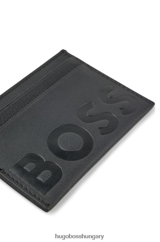 Hugo Boss kártyatartó nagy 50470809 fekete 80P6539 fekete