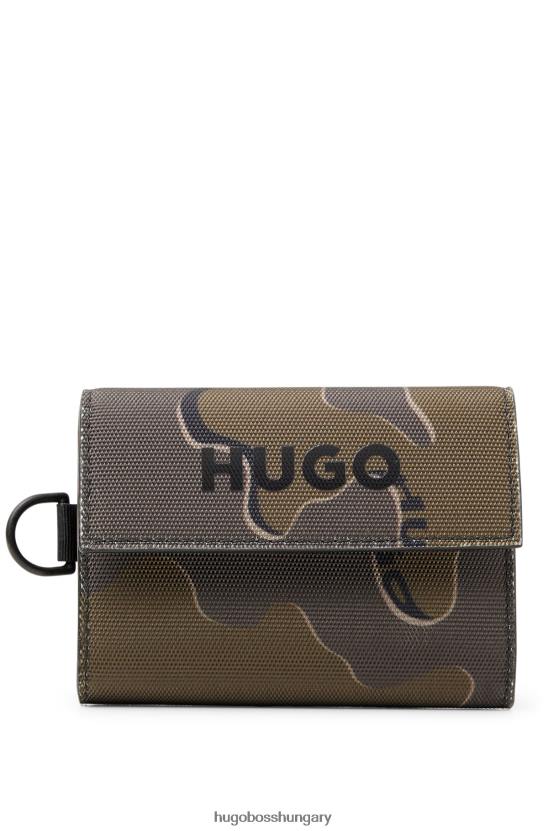 Hugo Boss kulcstartó és terepszínű mintás kártyatok ajándékkészlet mintás hugo 80P65647 mintás