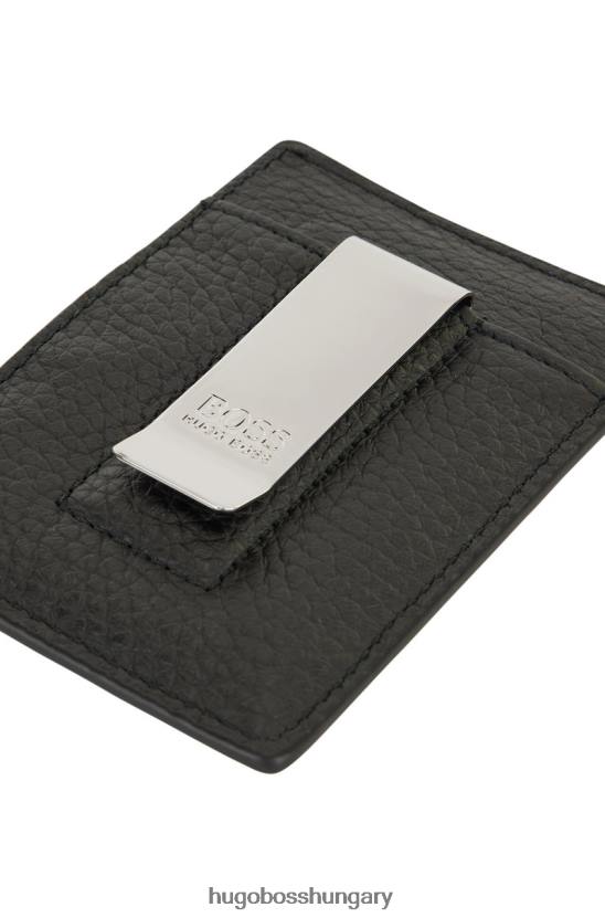 Hugo Boss pénzcsipesz kártyatartó crosstown 50441030 fekete 80P6567 fekete